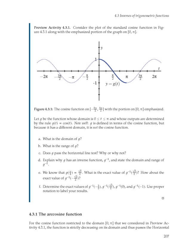 Active Preparation for Calculus - Page 207
